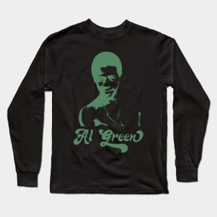 Al Green Retro 70s Style Fan Art Design Long Sleeve T-Shirt